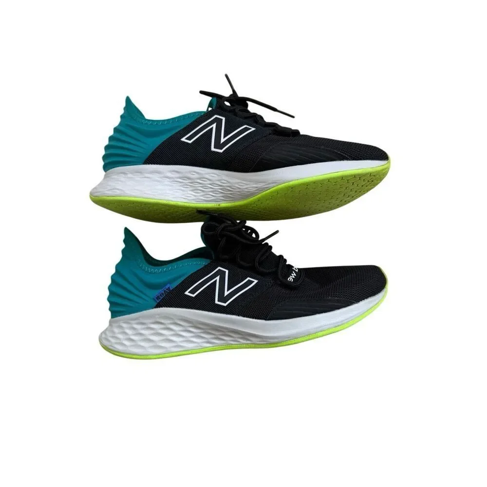 New Balance Mens Black Blue MR0AVCB Fresh Foam Roav Running Sneakers Size 9